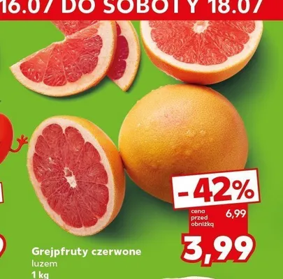 Grejpfrut czerwony luzem promocja w Kaufland