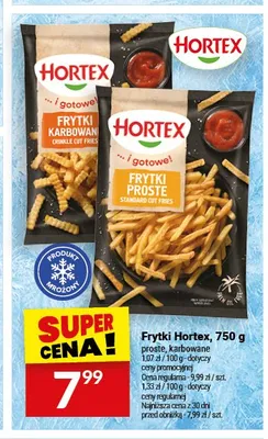 Frytki proste Hortex promocja w Twój Market