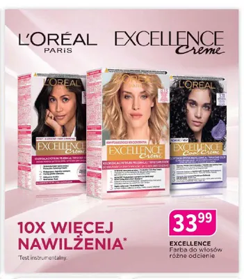 Farba do włosów L'Oreal Paris Excellence Creme promocja w Drogerie Polskie