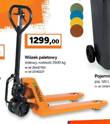 Wózek paletowy stalowy Promag promocja w Bricoman