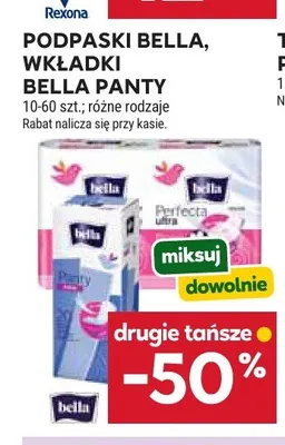 Wkładki higieniczne Bella Panty promocja w Stokrotka