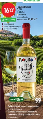 Wino białe wytrawne Piquito Blanco promocja w Żabka