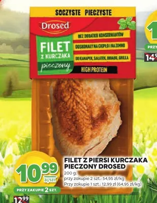 Filet z piersi kurczaka pieczony promocja w Stokrotka