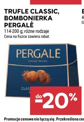 Bombonierka Pergalė promocja w Stokrotka
