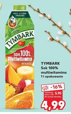 Sok 100% multiwitamina promocja w Kaufland