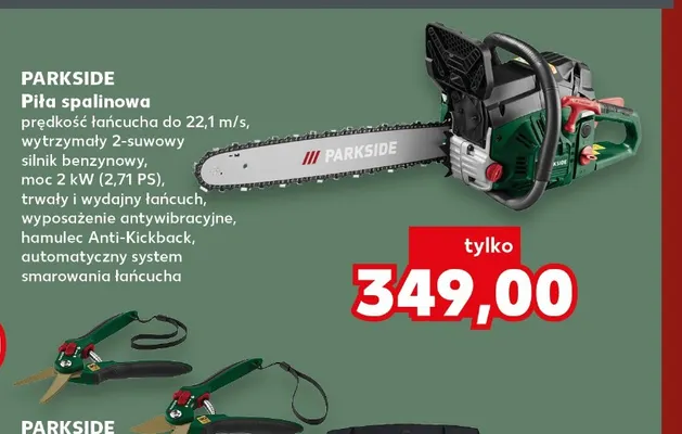 Piła spalinowa Parkside promocja w Kaufland