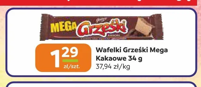 Wafel Grześki Mega Kakaowe promocja w Społem Częstochowa