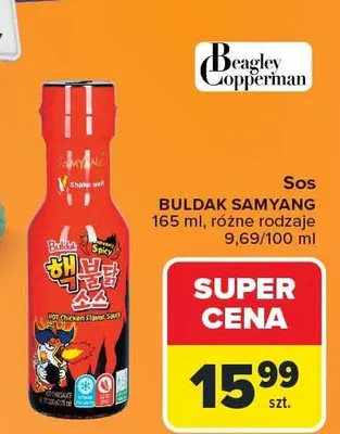 Sos Buldak Samyang promocja w Carrefour