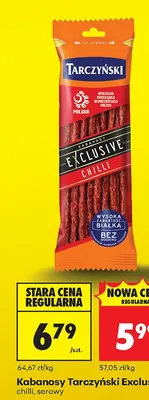 Kabanosy Exclusive chilli promocja w Biedronka