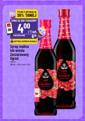 Syrop wiśnia Zaczarowany Ogród promocja w POLOmarket