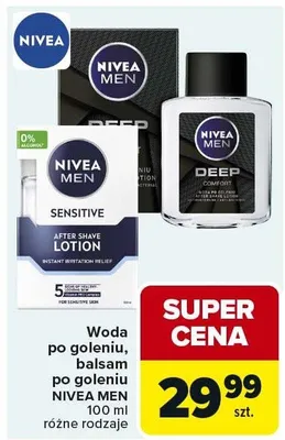 Woda po goleniu, balsam Nivea Men 400ml różne rodzaje promocja w Carrefour Market