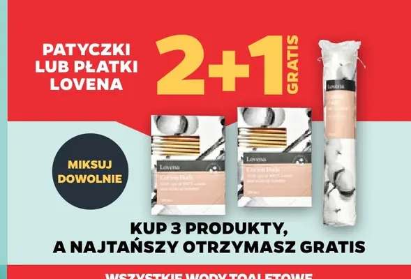 Płatki kosmetyczne Lovena promocja w Netto