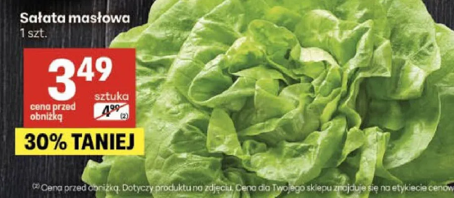 Sałata masłowa promocja w Delikatesy Centrum