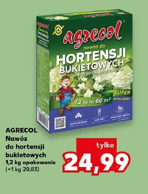 Nawóz do hortensji bukietowych Agrecol promocja w Kaufland