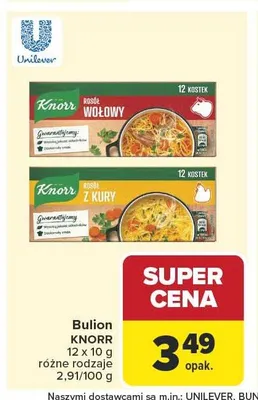 Bulion Knorr promocja w Carrefour Market