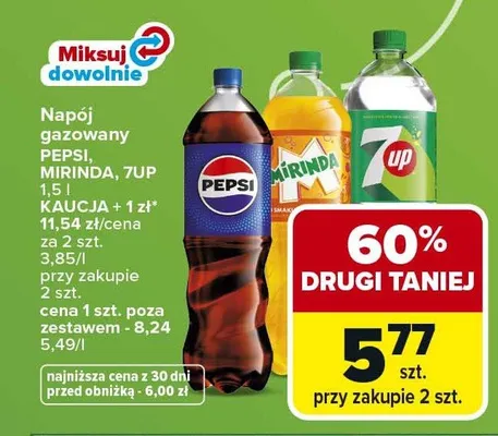 Napój gazowany Mirinda promocja w Carrefour