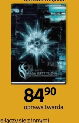 Książka Masa krytyczna oprawa twarda promocja w Empik
