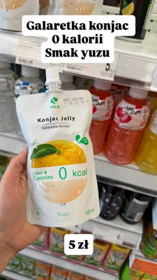 Galaretka konjac Jelly.B smak yuzu 0 kalorii promocja w Dealz