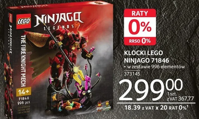 KLOCKI LEGO NINJAGO 71846 promocja w Selgros