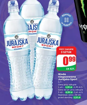 Woda niegazowana Sport promocja w Dino