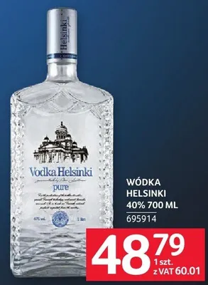Wódka Helsinki 40% 700 ML promocja w Selgros