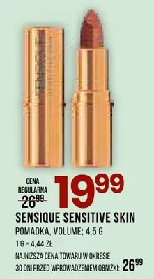 Pomadka Volume Sensique Sensitive Skin promocja w Drogerie Natura