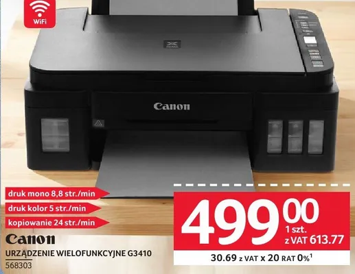 Urządzenie wielofunkcyjne Canon G3410 568303 promocja w Selgros