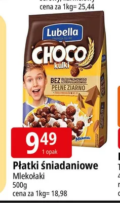 Płatki śniadaniowe Mlekołaki Lubella promocja w Leclerc