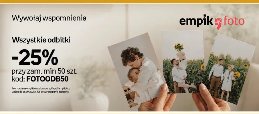 Odbitki Empik Foto promocja w Empik