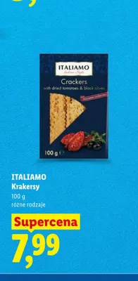 Krakersy Italiamo promocja w Lidl