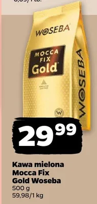 Kawa mielona Mocca Fix Gold promocja w Netto