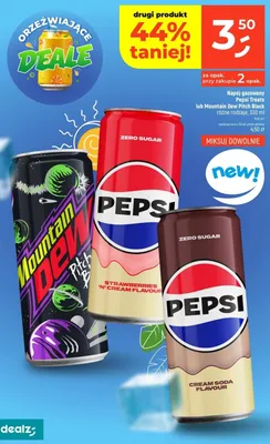 Napój gazowany Pepsi Treats Strawberries 'N' Cream Flavour promocja w Dealz