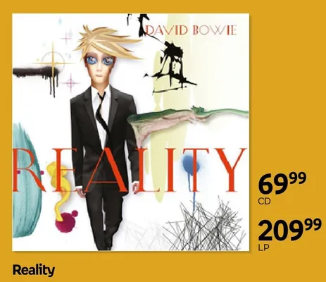 Płyta CD David Bowie Reality promocja w Empik