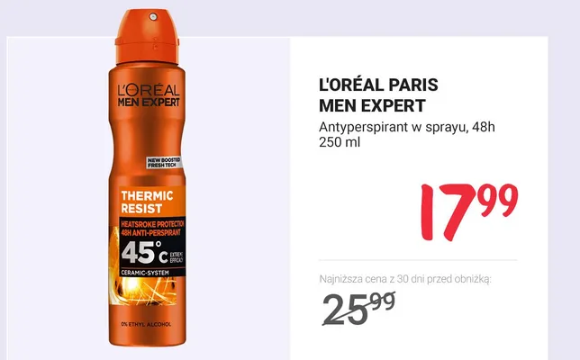 Antyperspirant w sprayu 48h promocja w Rossmann