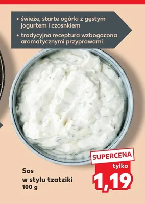 Sos w stylu tzatziki promocja w Kaufland
