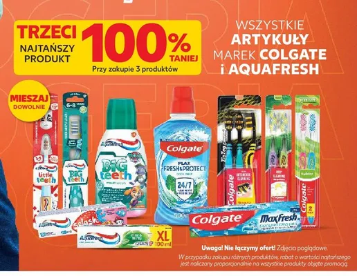 Pasta do zębów dla dzieci Aquafresh Little Teeth promocja w Kaufland