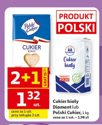 Cukier biały Polski Cukier promocja w Auchan
