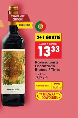 Wino Tinto 2+1 GRATIS promocja w Biedronka