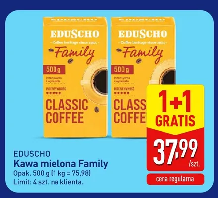 Kawa mielona Family Eduscho promocja w Aldi