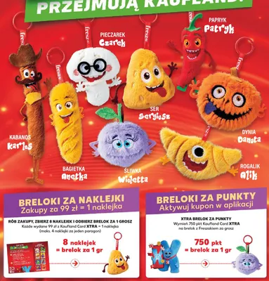 Brelok maskotka Freszaki Kabanos Karlos promocja w Kaufland