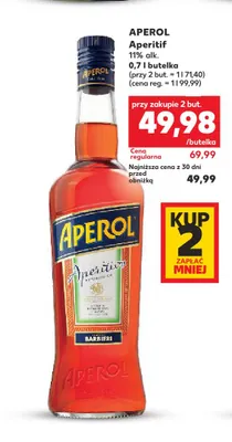 Aperitif Aperol promocja w Kaufland