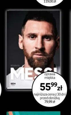 Książka Messi oprawa miękka promocja w Empik
