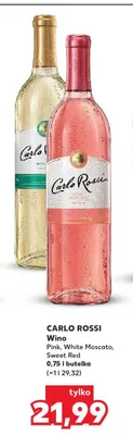 Wino Carlo Rossi Pink promocja w Kaufland
