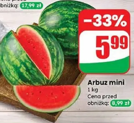 Arbuz mini promocja w Dino