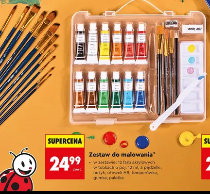 Zestaw do malowania Loozz Art promocja w Biedronka