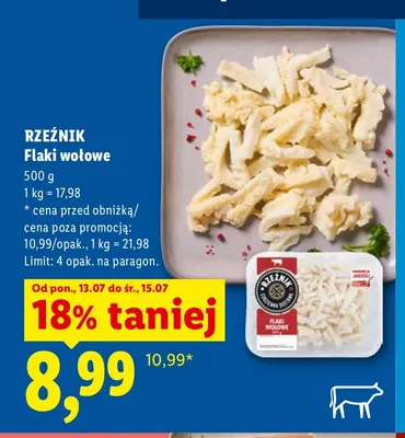 Flaki wołowe Rzeźnik promocja w Lidl