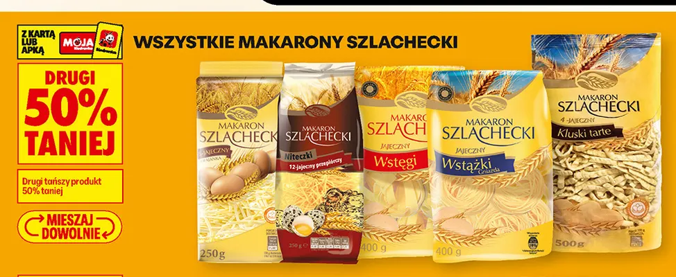 Makarony Szlachecki promocja w Biedronka