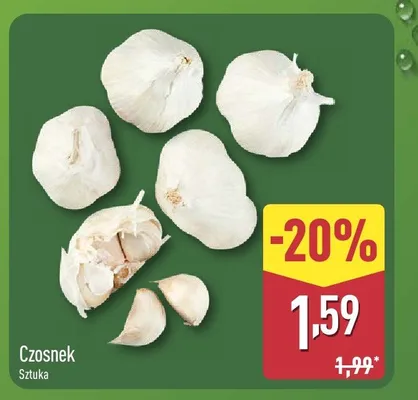 Czosnek promocja w Aldi