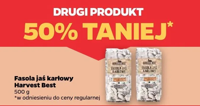 Fasola jaś karłowy Harvest Best promocja w Netto
