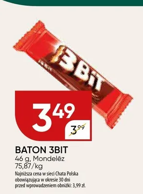 Baton 3Bit promocja w Chata Polska
